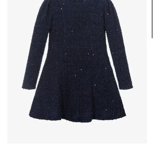 Mayoral Elegant Navy Blue Kids Dress